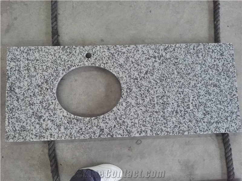China G439 Grey Granite Prefab Vanity Tops