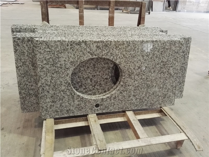 China G439 Grey Granite Prefab Vanity Tops