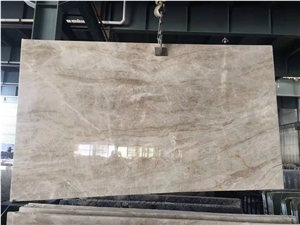 Polished Surface Taj Mahal Quartzite White Quartzite Slabs