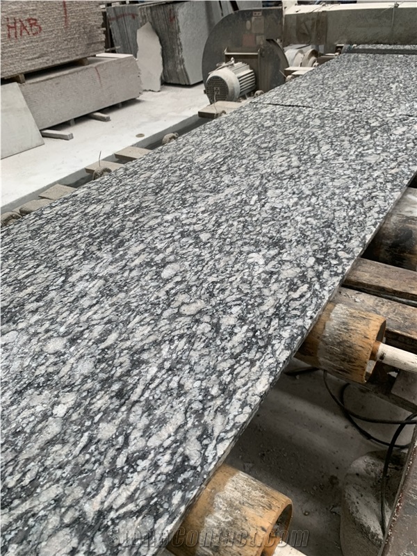 China Sea Wave Grey Granite Polished Slabs