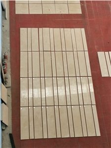Crema Marfil Beige Marble Stairs Steps