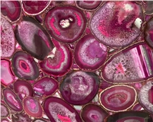 Natural Purple Agate Jade Backlit Slab Semi Precious Stone Natural Purple Agate Jade Backlit Slab Semi Precious Stone