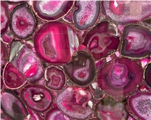 Semi Precious Stone Indoor Design Natural Green Agate Slab