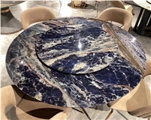 Wholesales Hot Sales Blue Sodalite Semiprecious Stone Slab