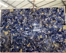 Wholesales Hot Sales Blue Sodalite Semiprecious Stone Slab