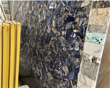 Wholesales Hot Sales Blue Sodalite Semiprecious Stone Slab
