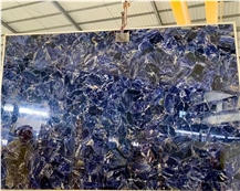 Wholesales Hot Sales Blue Sodalite Semiprecious Stone Slab
