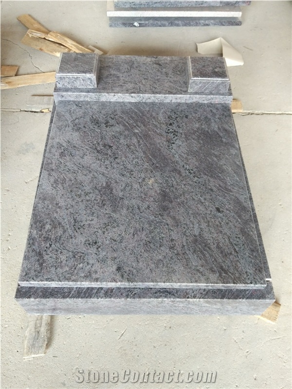 Bahama Blue Granite Mini Tombstone In European Style