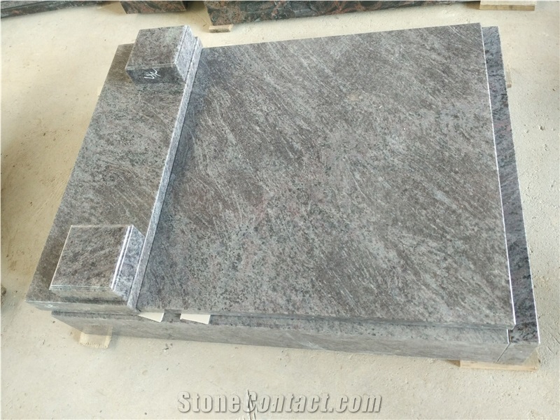 Bahama Blue Granite Mini Tombstone In European Style