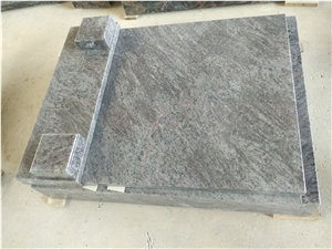 Bahama Blue Granite Mini Tombstone In European Style