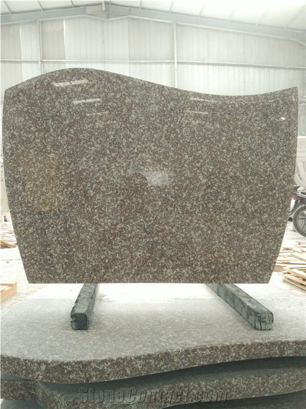 G664 Bainbrook Brown Granite  Upright Headstones