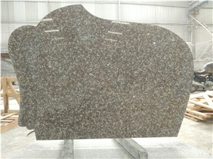 G664 Bainbrook Brown Granite  Upright Headstones