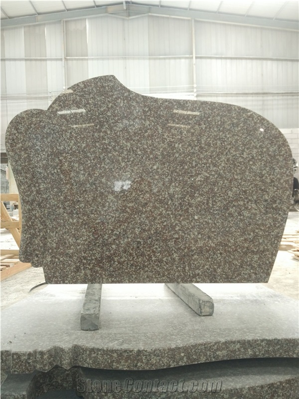 G664 Bainbrook Brown Granite  Upright Headstones