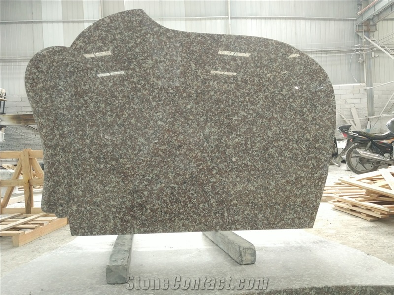 G664 Bainbrook Brown Granite  Upright Headstones