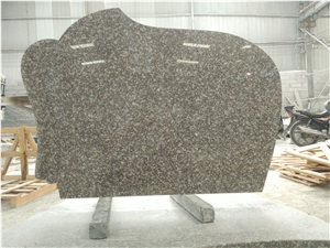 G664 Bainbrook Brown Granite  Upright Headstones
