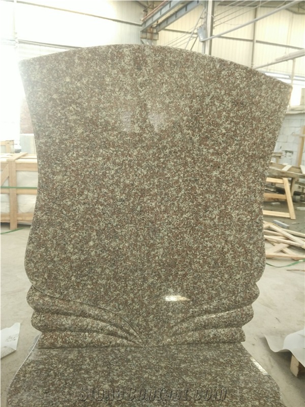 G664 Granite Headstone Memorials European Style
