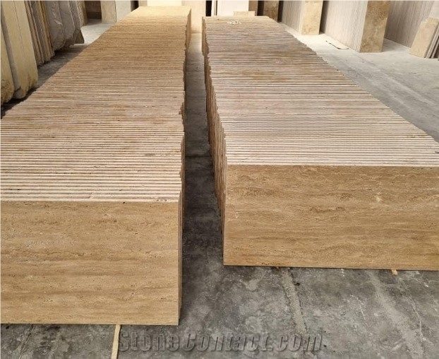 Takab Beige Travertine Slabs