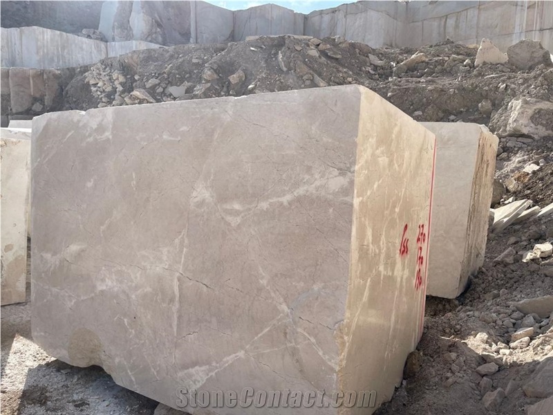 Vanilla Marfil Light Beige Marble Blocks