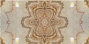 Beige Camel Onyx Slab Tiles