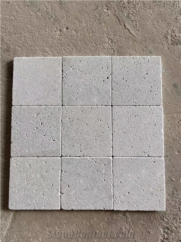 Chiaro Tumbled Travertine Paving Tiles