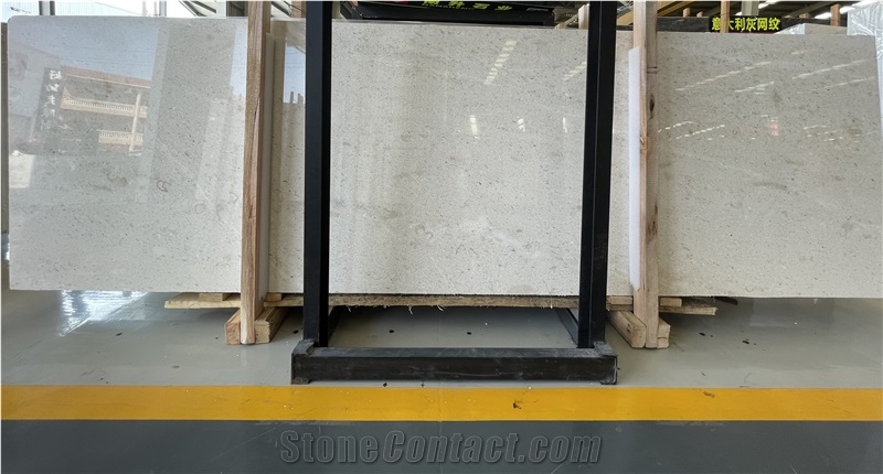 Crema Pearl Beige Limestone Slab Tiles