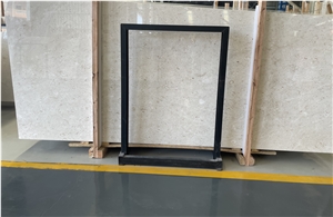 Crema Pearl Beige Limestone Slab Tiles