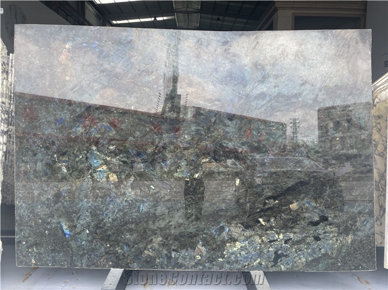 Lemurian Labradorite Blue Granite Slabs
