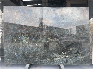 Lemurian Labradorite Blue Granite Slabs