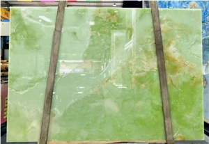 Pakistan Green Onyx Slab Tiles