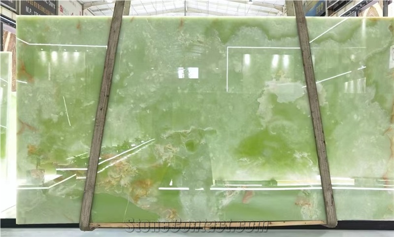 Pakistan Green Onyx Slab Tiles