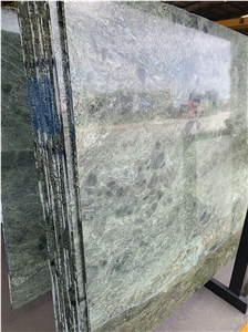 Polished Birjand Dark Green Marble Slabs