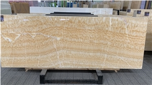 Polished Caramel Onyx Slabs