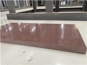 Purple Brown Rosewood Grain Sandstone Slab Tile