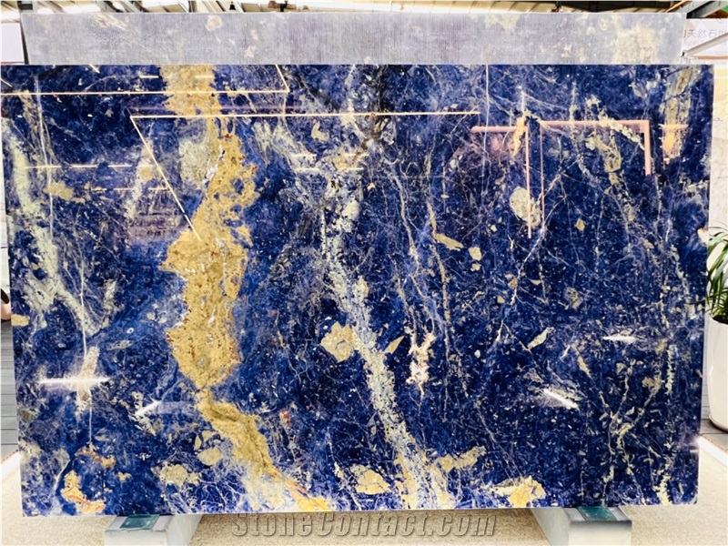 Royal Azul Sodalite Granite Slab Tiles