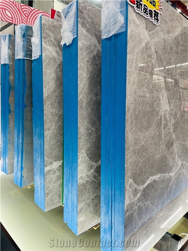 Turkey Hermes Grey Marble Slabs
