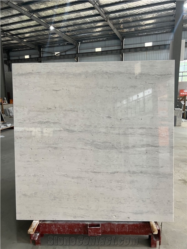 White Travertine Slabs Tiles