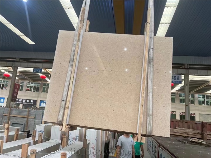 Turkey Moca Golden Limestone Slabs Polished