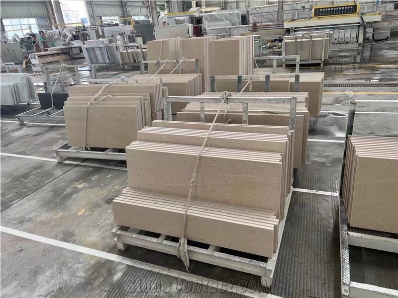 Turkey Moca Golden Limestone Slabs Polished