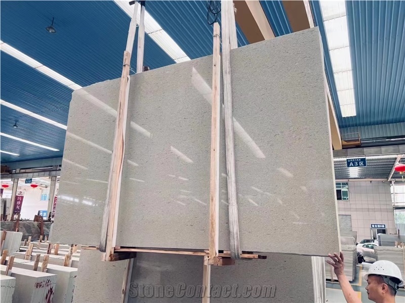 Turkey  Moca Silver Limestone Slabs Polished