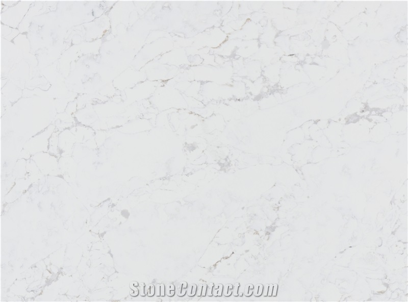 Bianco Carrara White Quartz Stone Slab Artificial Slab