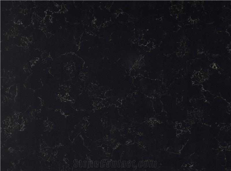 Black Engineered Stone Marble Look AQ5107