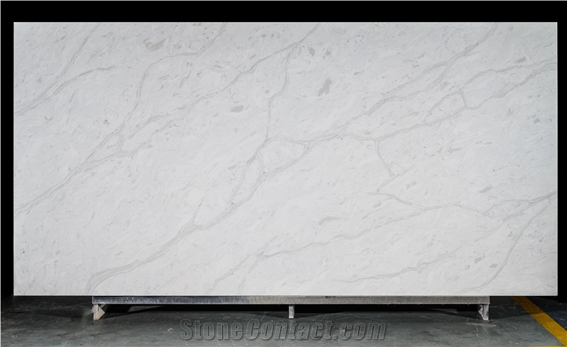 Calacatta Engineered Artificial Stone Quartz Slabs Supplier