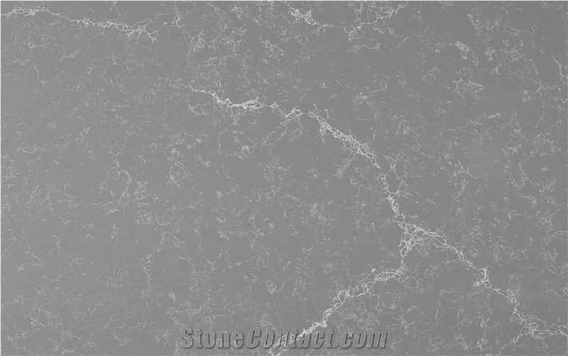 Calacatta Grey Series Quartz Stone Engineered AQ5095