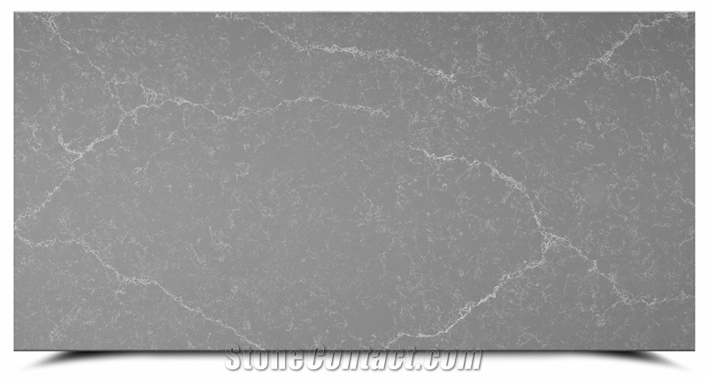 Calacatta Grey Series Quartz Stone Engineered AQ5095