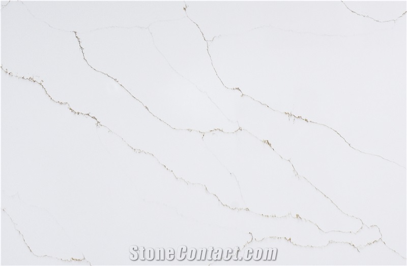 Carrara Artificial White Quartz AQ3146 Stone Project