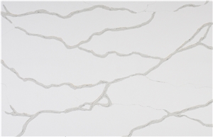 Carrara White With Grey Veins Artificial Stone Slab AQ6045