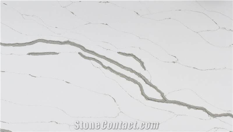 Cheap Calacatta Quartz Stone Slabs For Interior Design