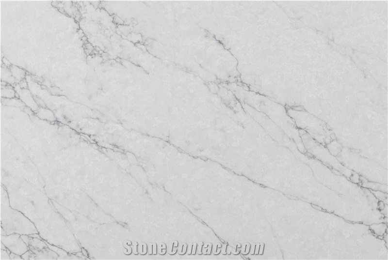 Classic Style Engineered Stone Tiles Calacatta Series