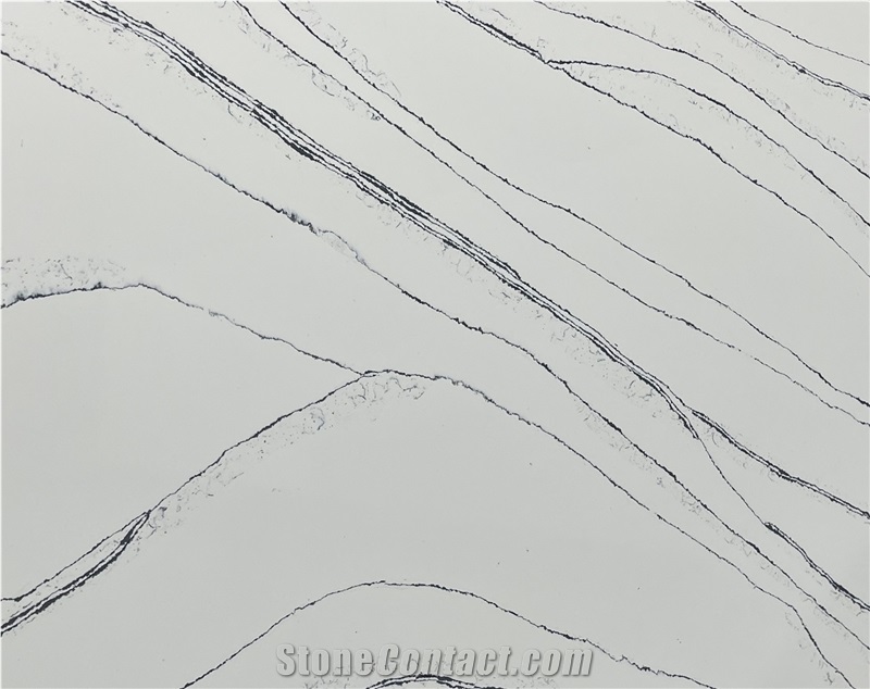 High Quality Artificial Quartz Stone Slabs Calacatta Series