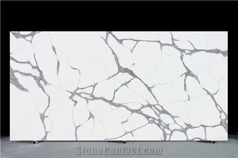 High Quality Calacatta Quartz Slab For Surface Project